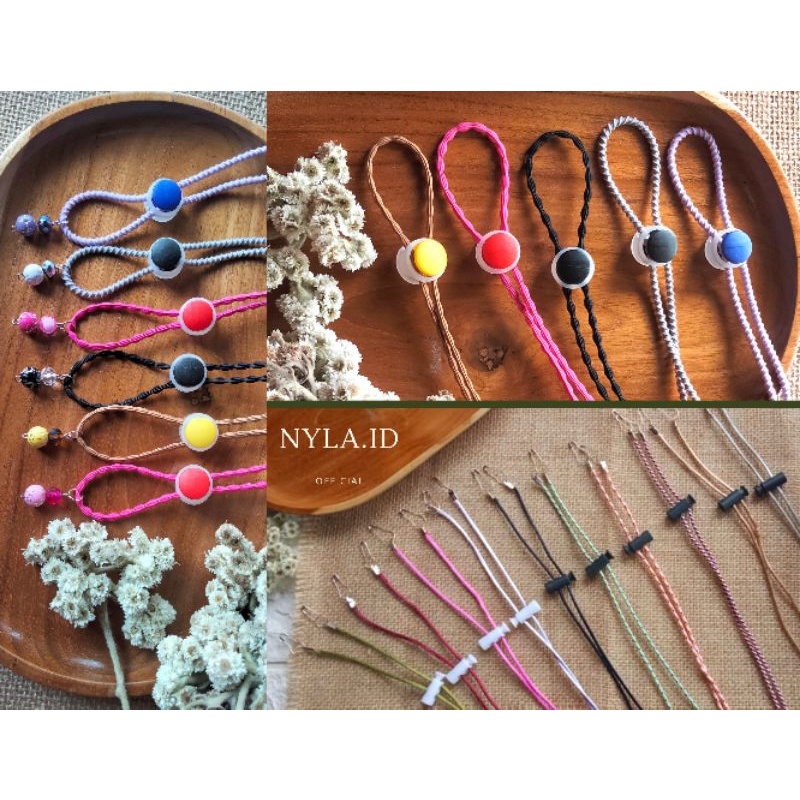 Konektor 2 in 1 | Simple | Polos | Strap Masker