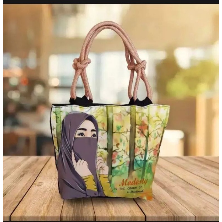 TAS Sumbu TAS TOTE BAG KANVAS / TAS TOTE BAG TALI SUMBU / TOTE BAG KANVAS PREMIUM/  TAS WANITA KEKIN