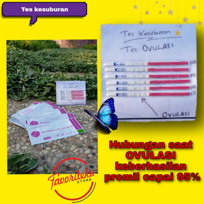 TES KESUBURAN/TES OVULASI/TES MASA SUBUR/STRIP TES KESUBURAN/STRIP TES OVULASI WANITA/OVUTES
