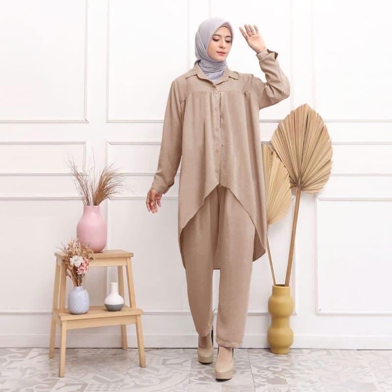 BAJU WANITA TERBARU KEKINIAN MODIS SETELAN BAJU KAOS TRAINING ATAS BAWAH FULL BABYTERRY