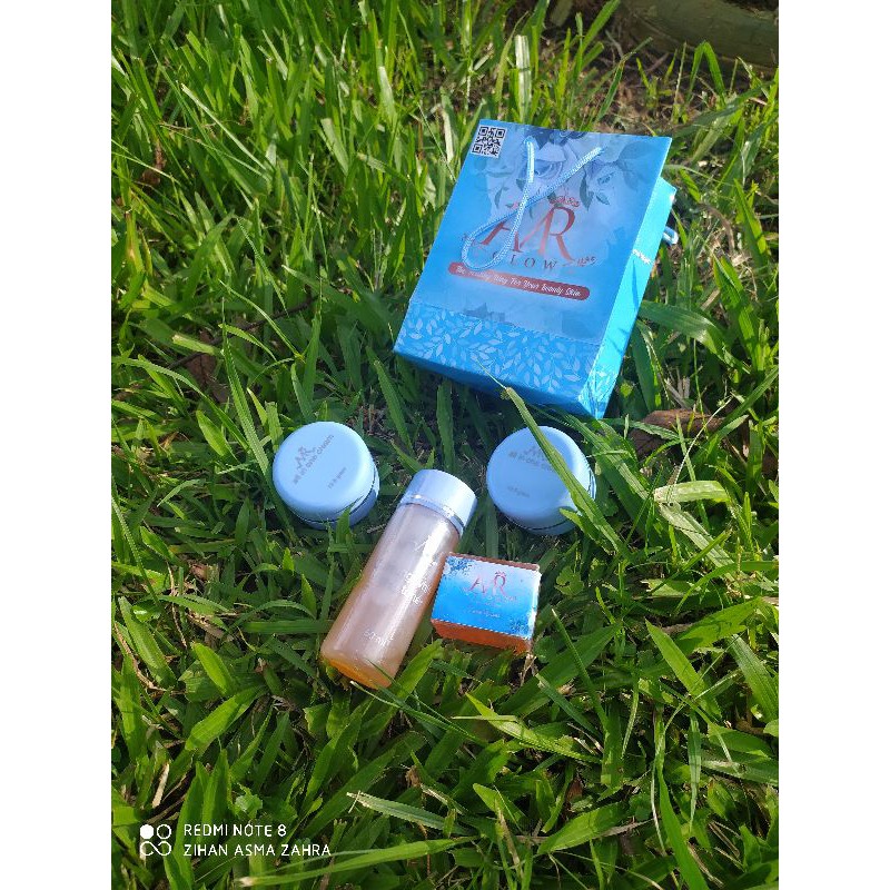 amr glow skincare kemasan baru