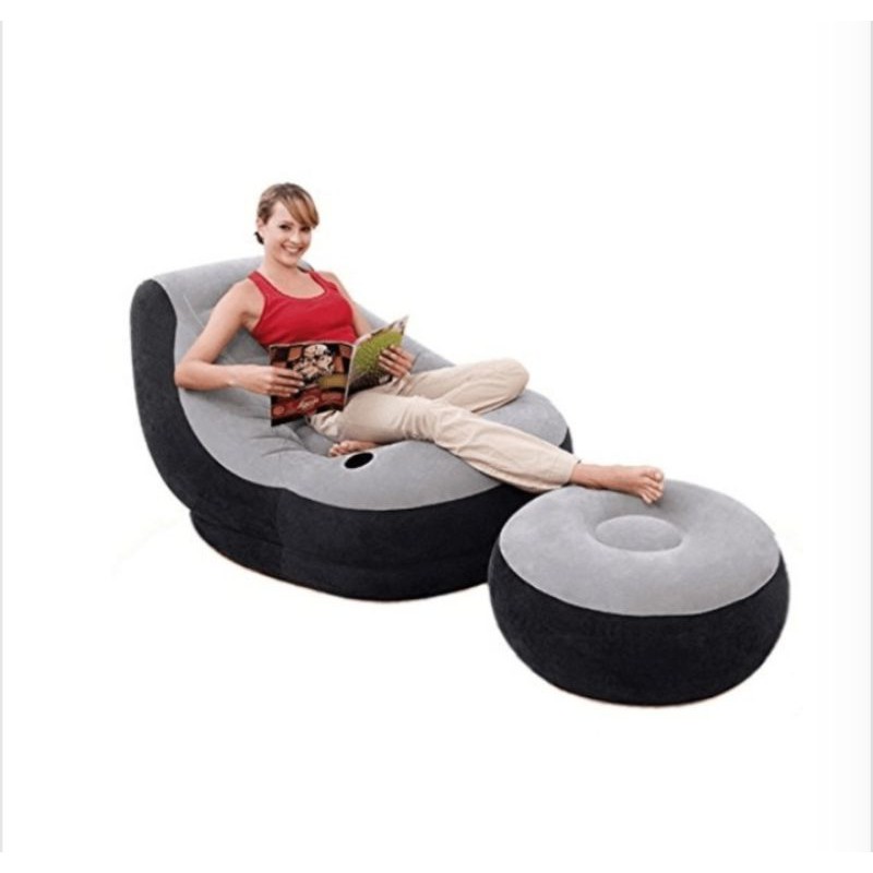 Sonnie_Shop SOFA ANGIN INTEX ultra lounge with ottoman