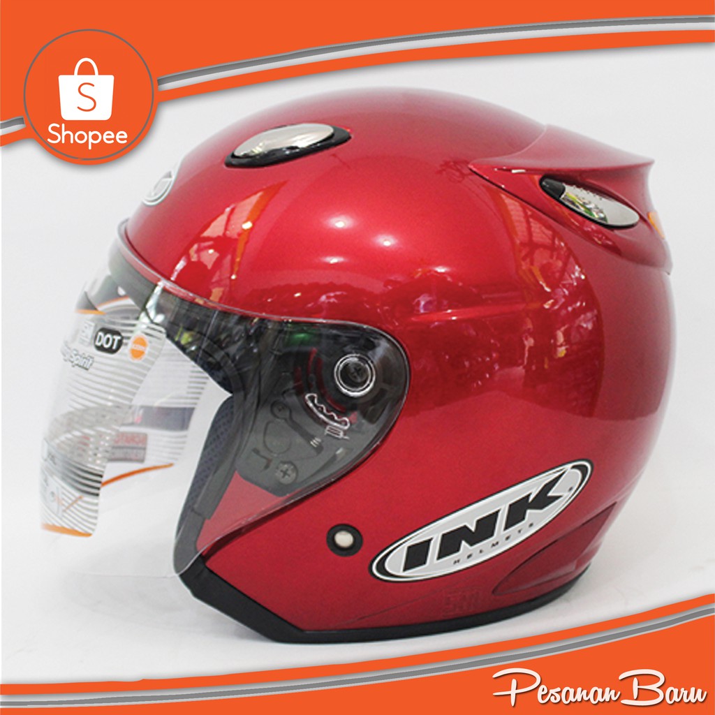 HELM INK CENTRO GRADE ORI - [ MARUN ]