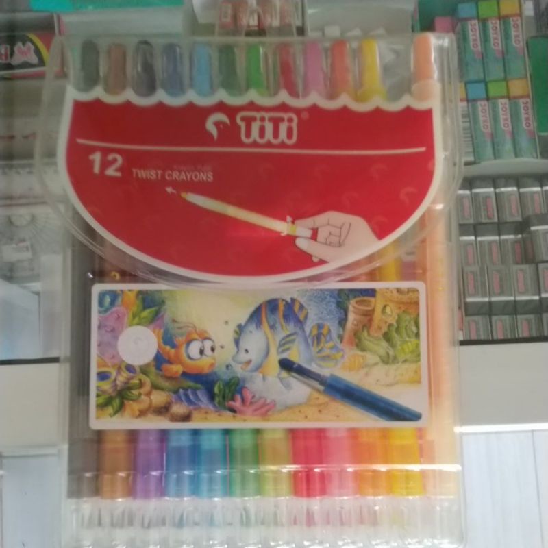 

Crayon Krayon Putar Mewarnai Titi 12 Warna