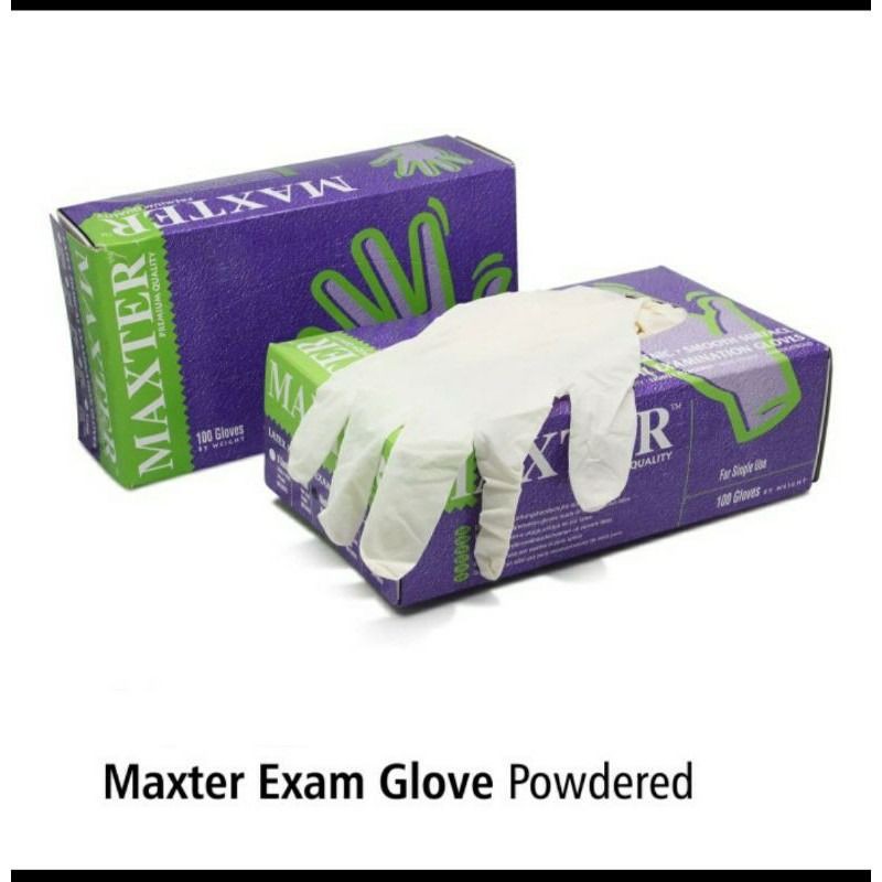Sarung Tangan Nitrile Medis Handscoon Latex Steril