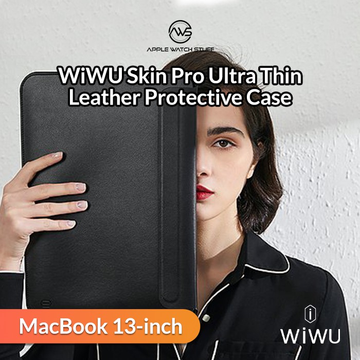 WiWU Skin Pro II Ultra-Thin PU Leather Protective Case Bag for MacBook