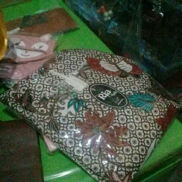 Terlaris Tunik Batik Wanita Ziper Depan M L Xl Xxl Xxxl Ld 120