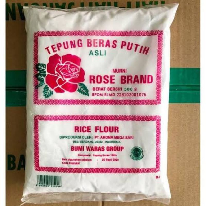 

BSM | TERMURAH Rosebrand Tepung Beras Rose brand 500gr / Tepung Ketan Putih | Sayur online