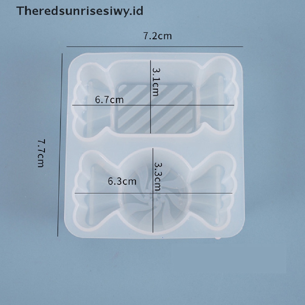 # Alat Rumah Tangga # Cetakan Resin UV Bentuk Permen Gula Bahan Silikon Untuk Kerajinan Perhiasan