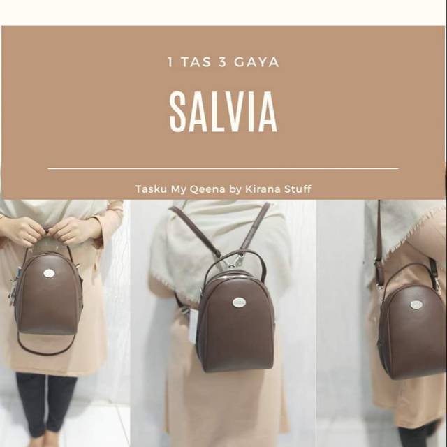 Tas ransel Salvia original My Qeena by kirana stuff