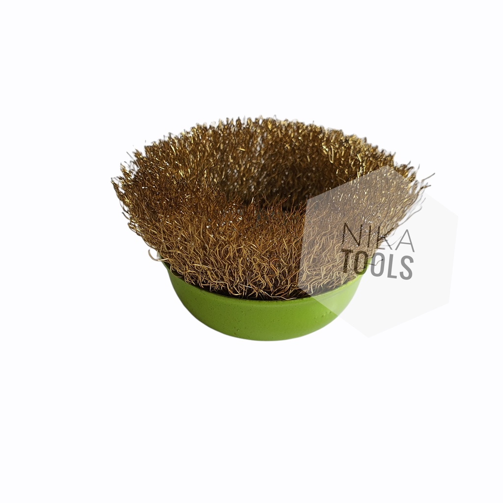 Cup Brush 3&quot; Kuningan Doziro Sikat Mangkok Kuningan 3 Inch