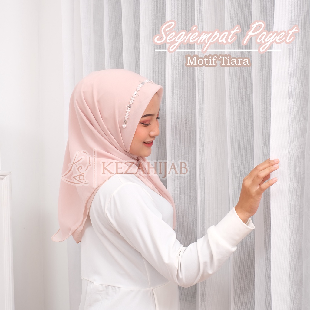 [PART 2]HIJAB SEGIEMPAT PAYET DARA &amp; TIARA / PAYET BANDO/HIJAB PAYET 35++ WARNA