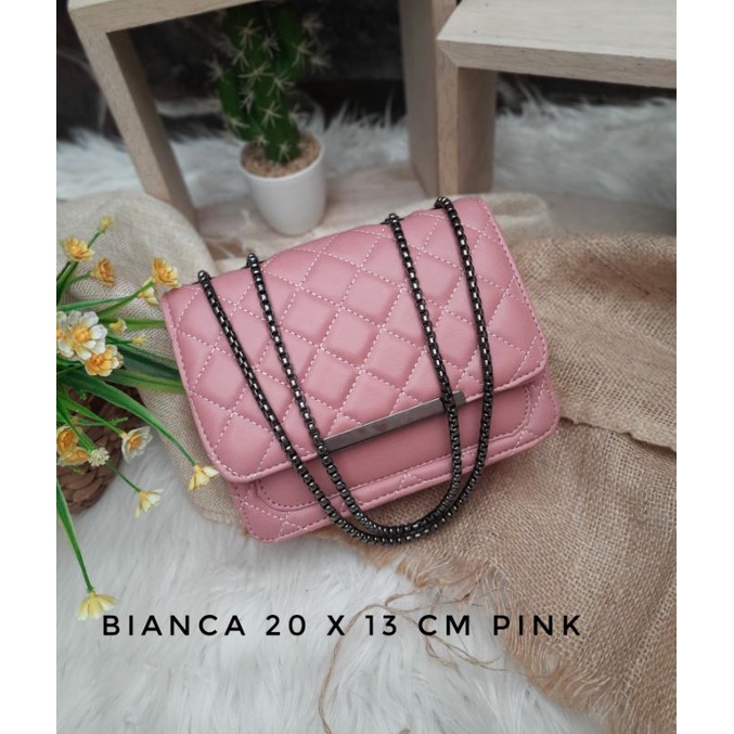 Slingbag Bianca Embos Tas Selempang Wanita