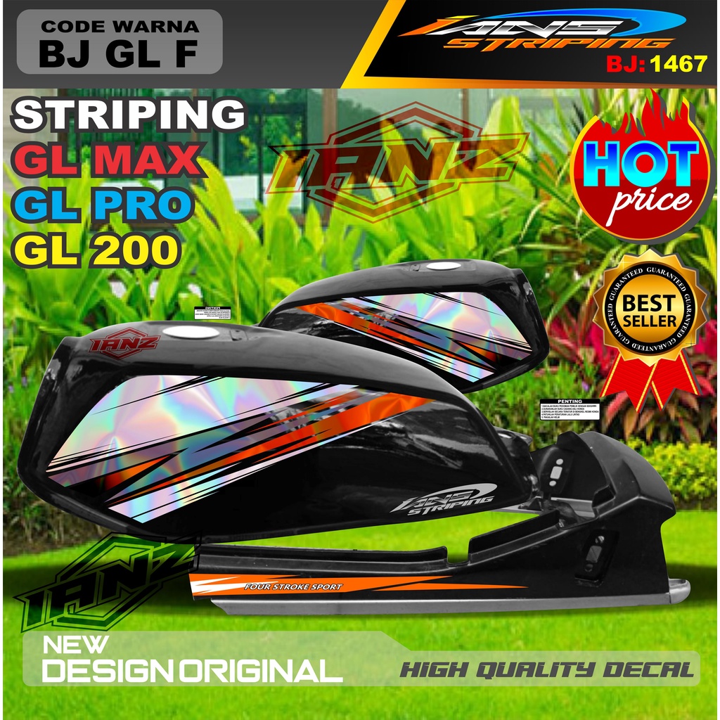 STICKER STRIPING GL 2000 HOLOGRAM / STRIPING GL PRO MAX VARIASI HOLOGRAM / STRIPING GL