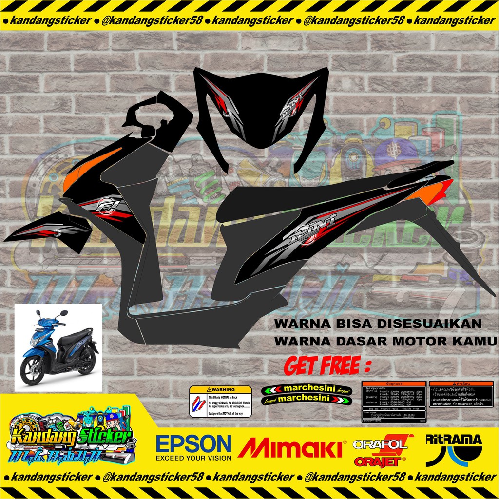 Jual Striping Beat FI Lama Indonesia Shopee Indonesia