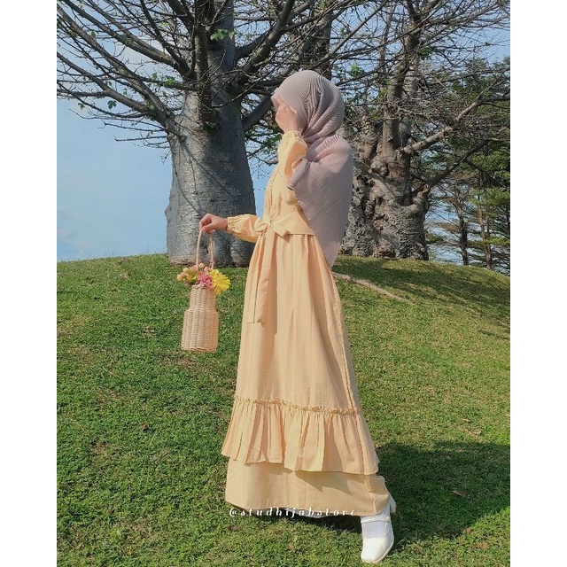 Jasmine Dress Linen by Studhijabstore