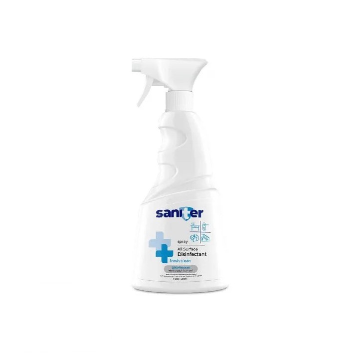 Jual SANITER ALL SURFACE DISINFECTANT BOTTLE SPRAY 450ML | Shopee Indonesia