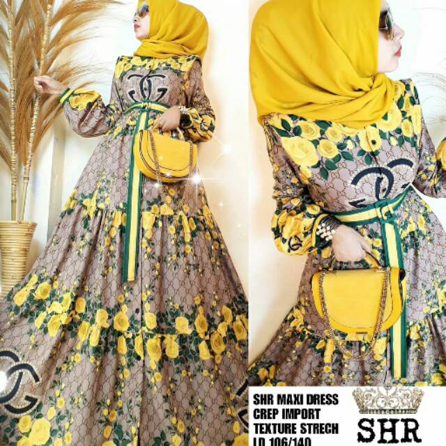 Nayaka Chanel Maxy Dress Import Ori SHR Busui Friendly