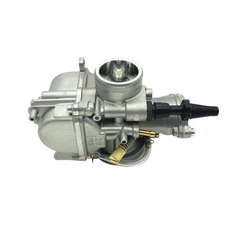 Karburator NGO Original Pwk 24-26-28-30-32-34 Karbu Kotak Silver Berikut Intake - Pilot Main Jet-5