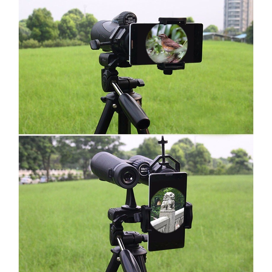 Eyeskey Smartphone Holder untuk Teropong Binocular Monocular Telescope - CM4 - Black