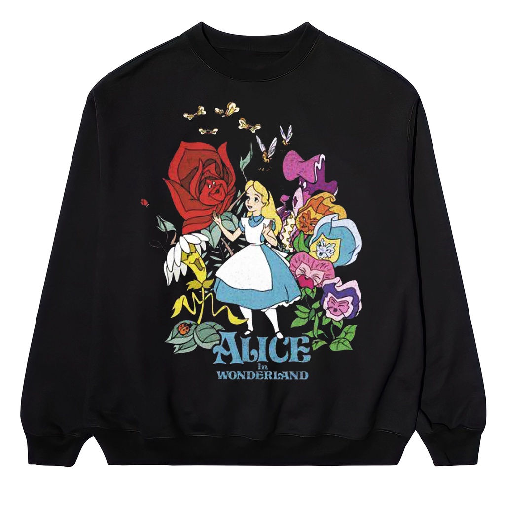 CREWNECK ALICE IN WONDERLAND VINTAGE (UNISEX SWEATER)