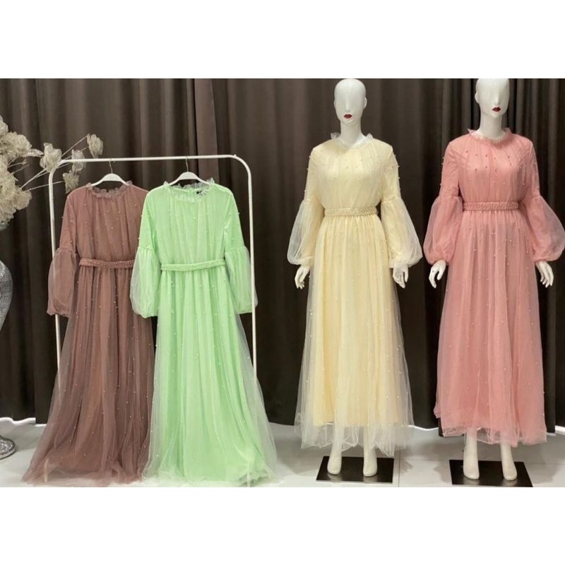 Mutiara Dress Tutu/Gamis Mutiara Tutu By Vivorie