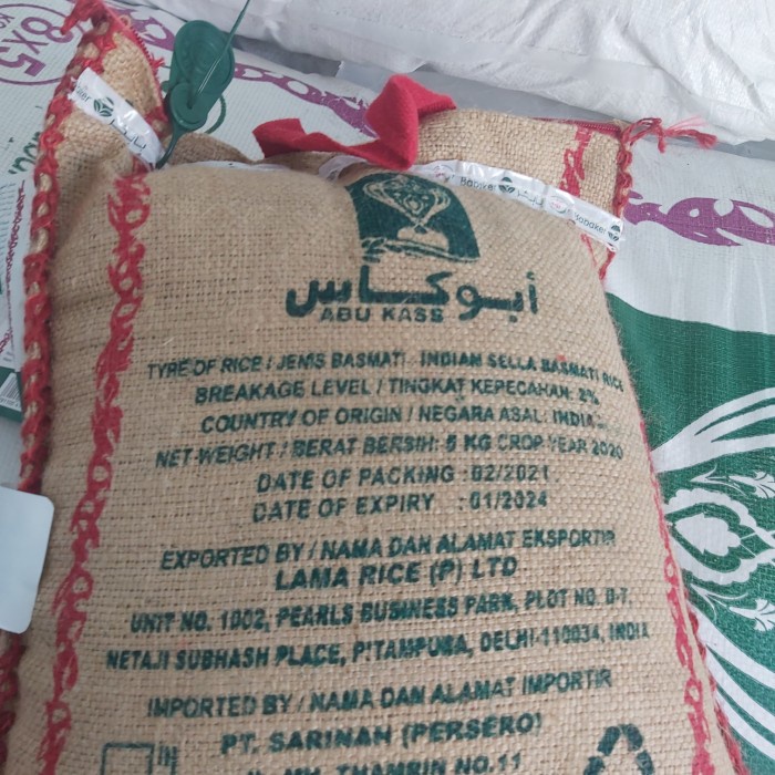 

978qW Beras Basmati Abu Kass Asli Dari Arab Saudi Isi Di Dalam Kurang 5 Kg W5Q0112