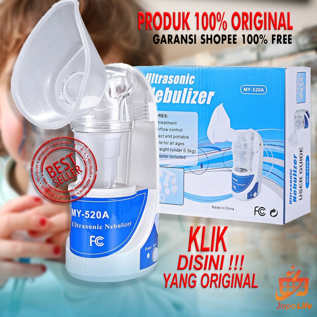 TaffOmicron Alat Uap Pernafasan Nebulizer Anak / Dewasa Portable Inhaler Asma Ultrasonic