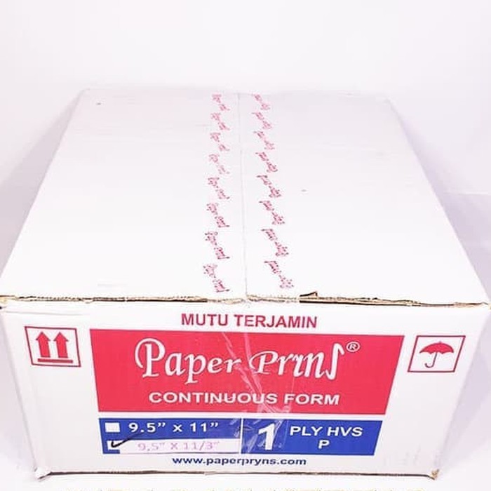 

CONTINUOUS FORM 9,5 X 11/3 2PLY PAPERPRYNS (PPOB - BAGI 3)