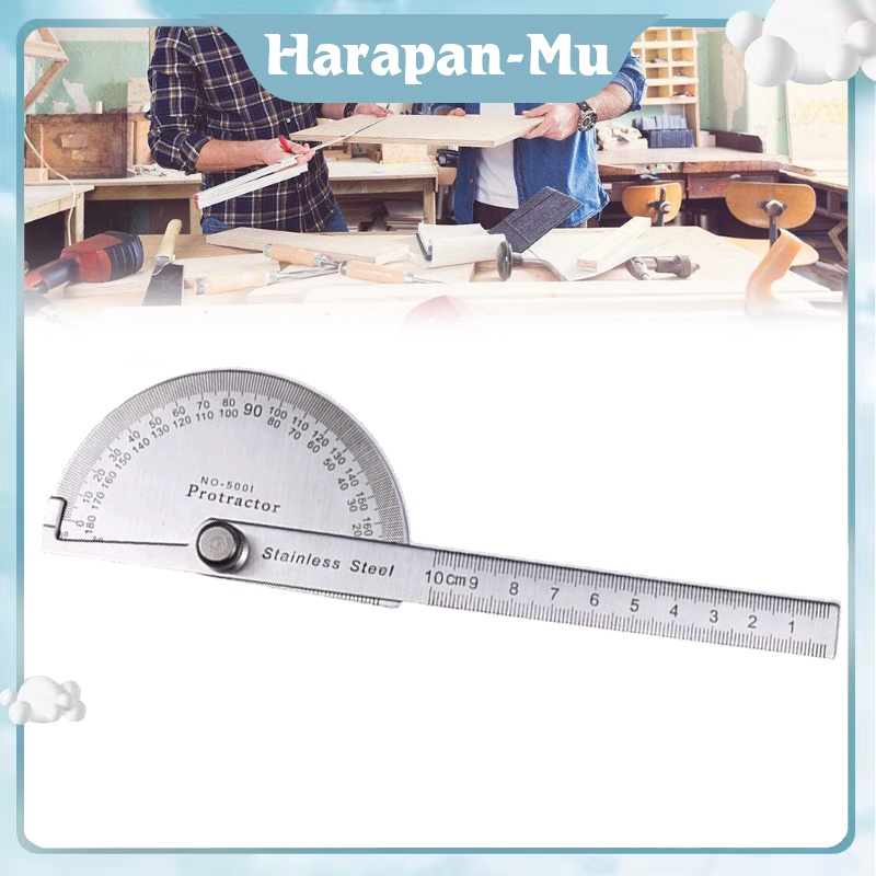

Busur Derajat Penggaris Busur Alat Ukur Sudut Pengukur Sudut Stainless Degree Protractor