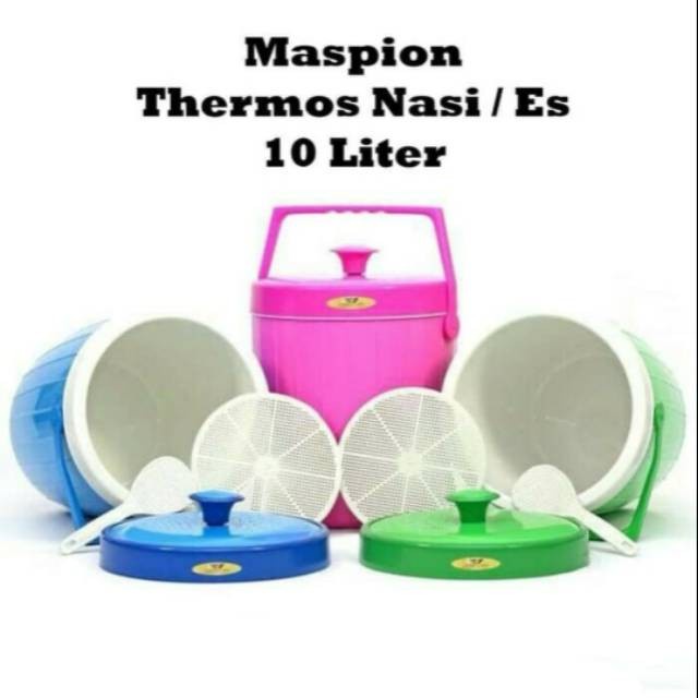 MASPION Ice / Rice Bucket / Tempat Nasi  USA 10 Liter BI 19