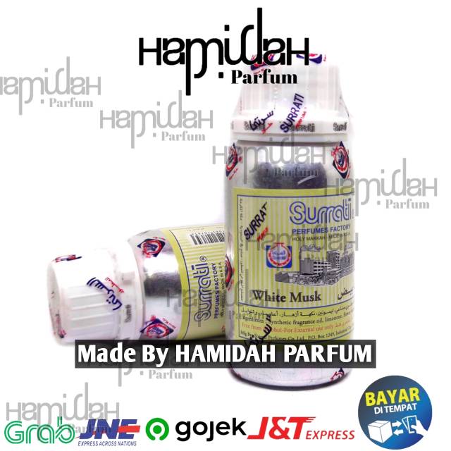 PARFUM SURRATI WHITE MUSK 100ML ORIGINAL MISIK PUTIH ARAB SAUDI 100 GMS