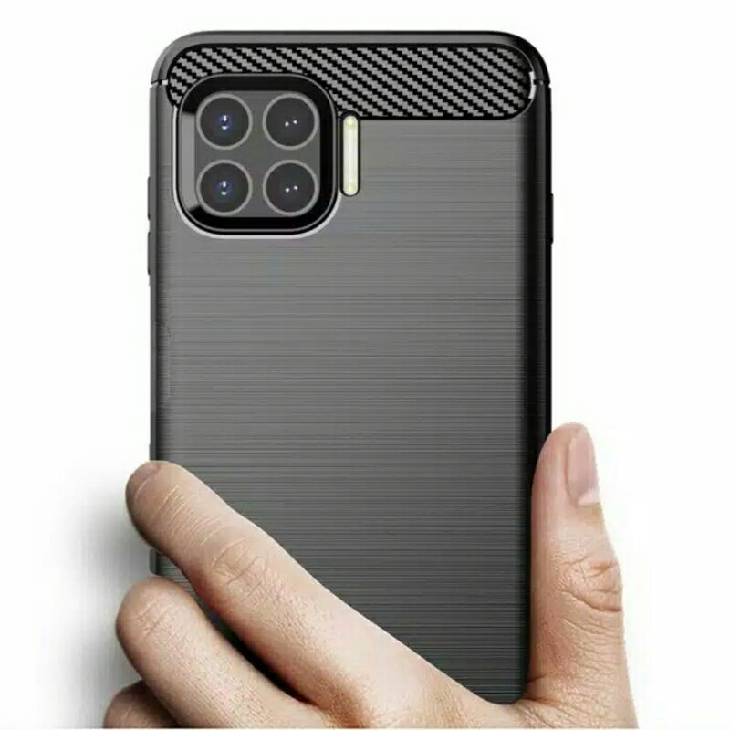 Softcase iPACKY CARBON OPPO Reno6 4G/Reno 6 5G/Reno 5 4G-5G/Reno5 F/Reno 4/Reno4 F/4PRO/Reno 3/Reno 2 Reno2 F RENO Soft Case IPAKY KARBON Tebal 2.0 MM Silikon-Silikone Matte HITAM-Black-Gelap 4G Bagus-Keren i Plastik-Silicone-Karet-FIBER 5F 4F 2F PRO