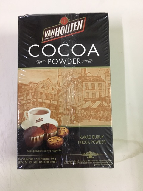 Cocoa Powder Van Houten 90g / Cocoa Bubuk 90g / Coklat kakao Bubuk / Cokelat cocoa / Bubuk Coklat