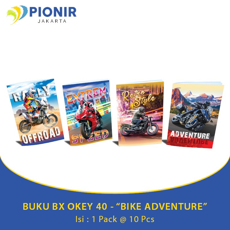 

BUKU BX OKEY 42 - "BIKE ADVENTURE" (1 PACK = 10 PCS)