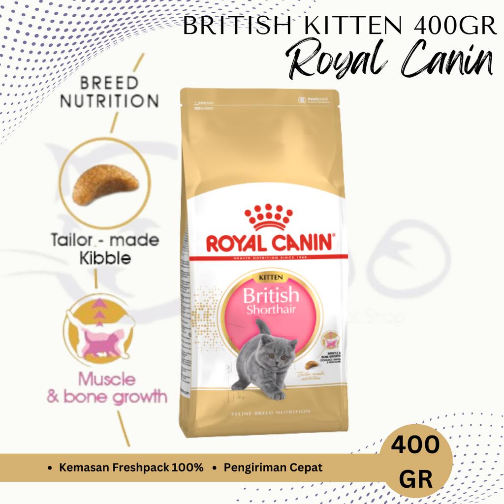 MAKANAN KUCING ROYAL CANIN BRITISH SHORTHAIR KITTEN 400GR SHORT HAIR 400 GR