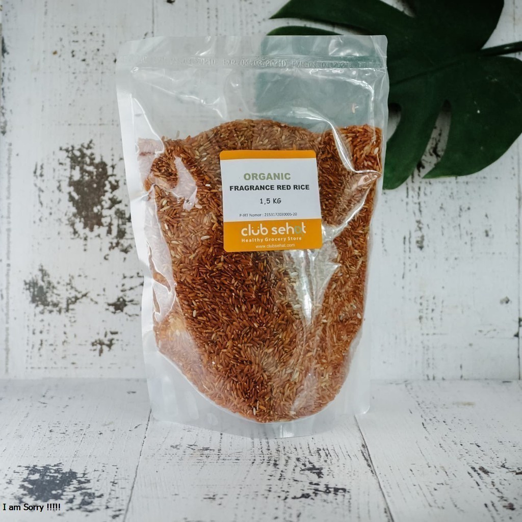 

Club Sehat - Fragrance Red Rice Organik 1.5Kg