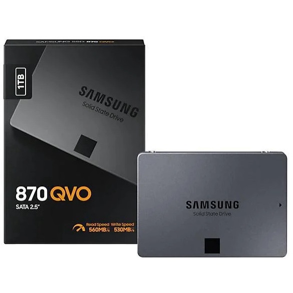 SSD SAMSUNG - SSD 870 QVO 1TB MZ-77Q1T0BW 1 TB 2.5&quot; SATA 3