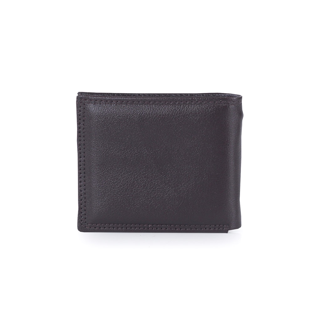 Dompet Lipat Pria Kulit Sintetis Bifold Banyak Slot Uang Kartu Simple Keren