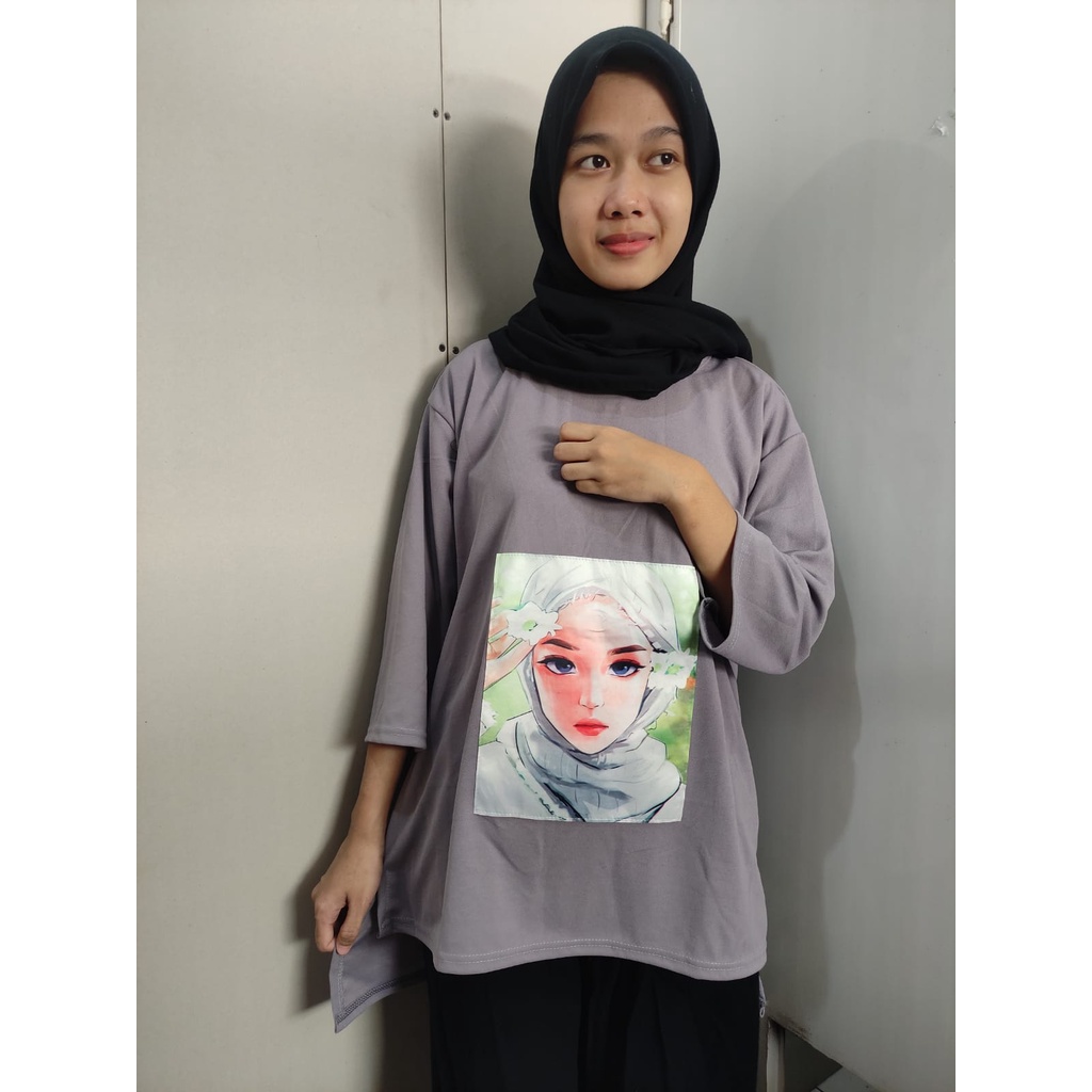 MOMOGI- ATASAN WANITA OVERSIZE PRINTING DTF / VOXY PREMIUM