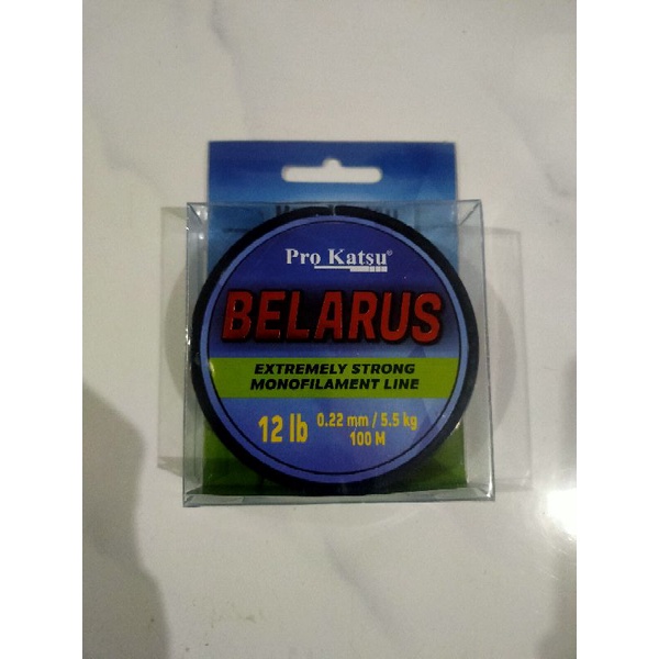 Senar pancing Pro Katsu Belarus ( tersedia ukuran 8Lb, 10Lb, 12Lb, 15Lb, 20Lb )