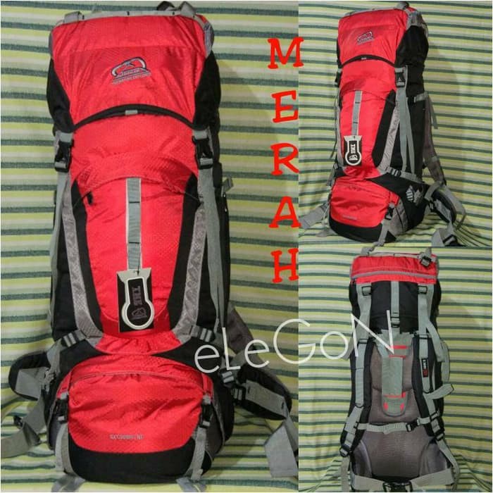 MUST HAVE TAS KERIL CARRIER SIOUX 80L MERAH ASLI NOT AVTECH, TRACKER, SALOMON TERMURAH
