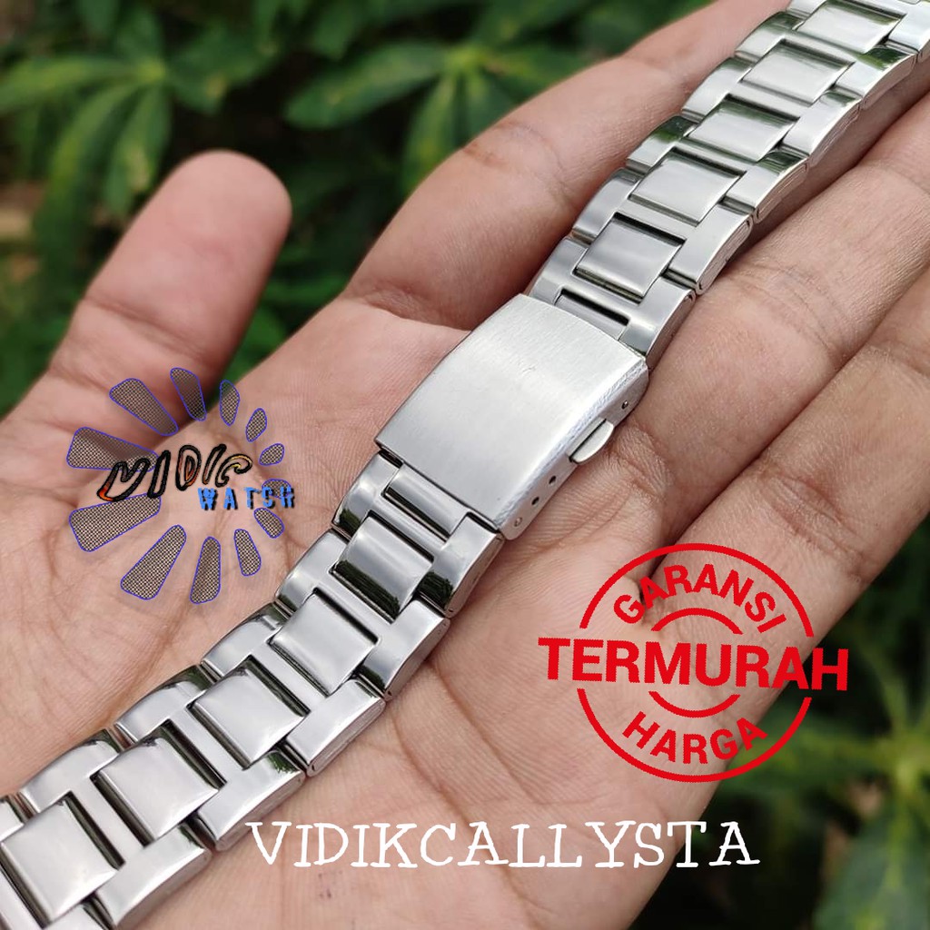 TALI STRAP RANTAI JAM TANGAN STAINLESS STEEL WATCH BAND 20MM 20 MM