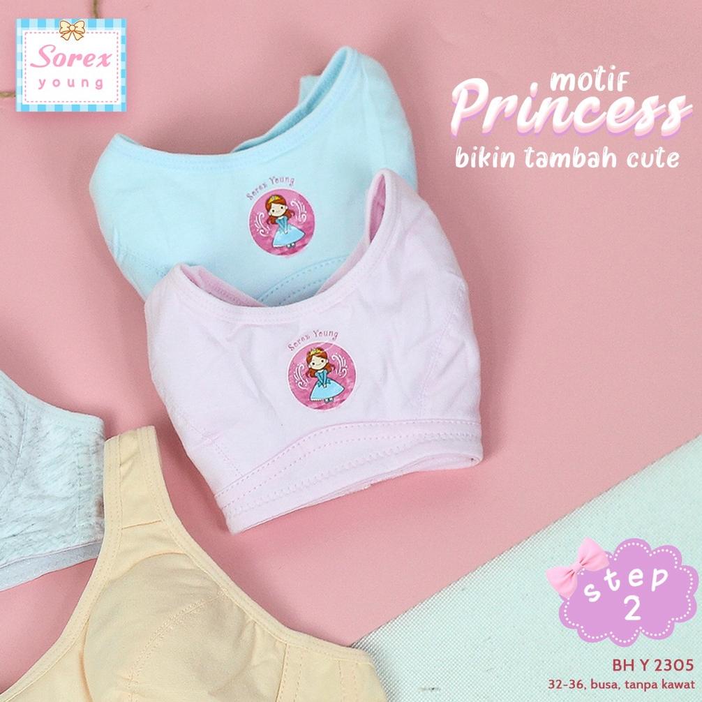 Sorex Young Bra Remaja Miniset Princess Y 2305 Step 2 Busa Tipis Tanpa Kawat Kait 2