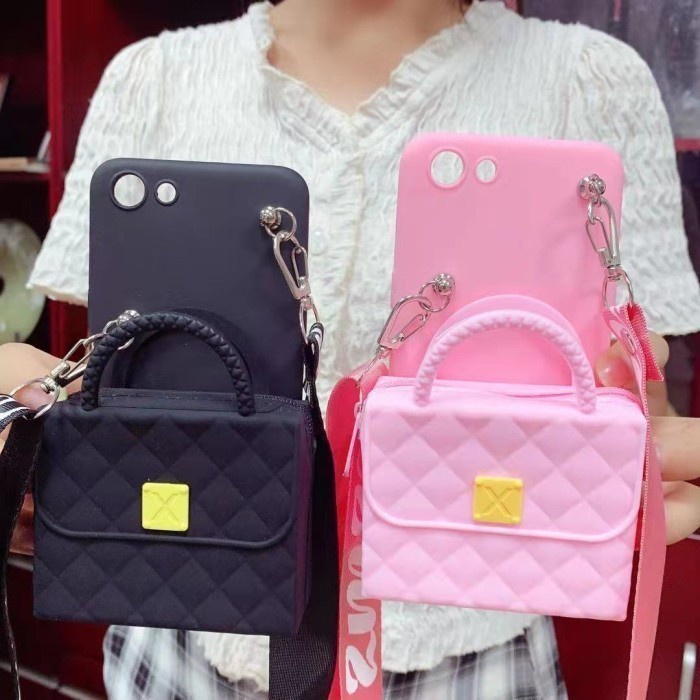 CASE NEW 2021 TAS SLEMPANG + DOMPET + TALI REALME ( TYPE CEK DIDESKRIPSI )