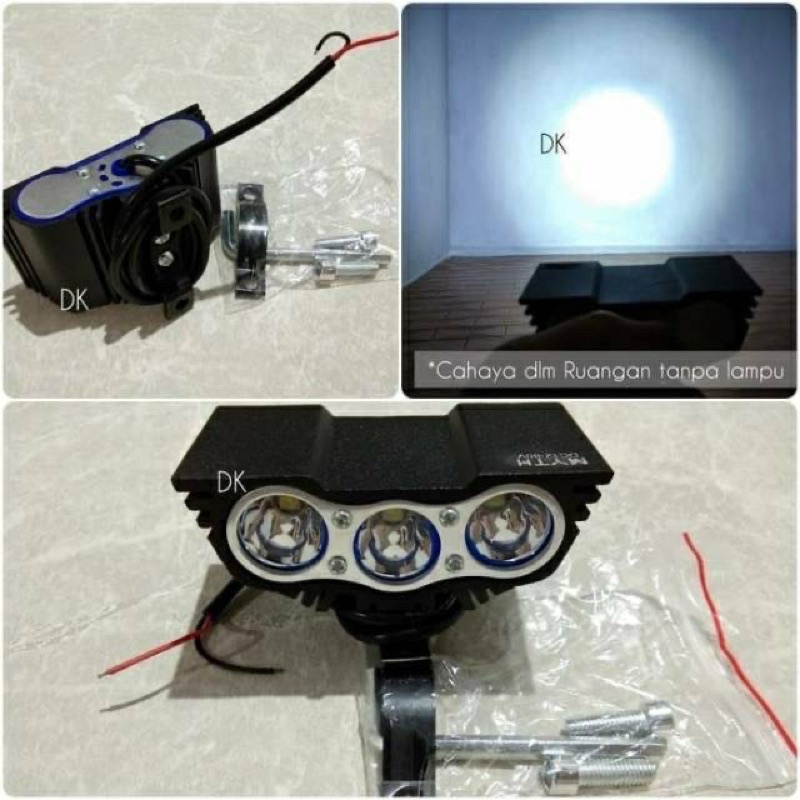 Lampu Tembak Sorot Led 3mata Lampu Led Owl Ultrafire 3 mata SALE / PROMO