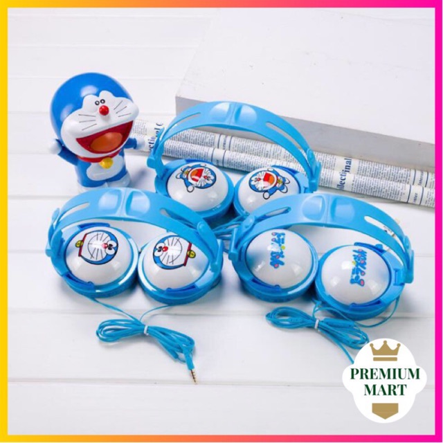 Headphone Karakter Bando Jumbo HL885 / Headset Doraemon Dan Helo Kitty