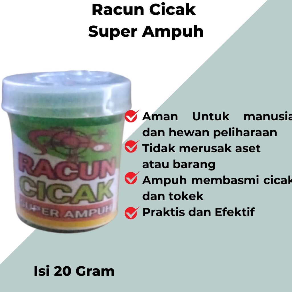 Racun Cicak Herbal racun cicak ampuh pembasmi cicak/racak/racuncicak/pembasmi tikus/pembasmi kecoa/r