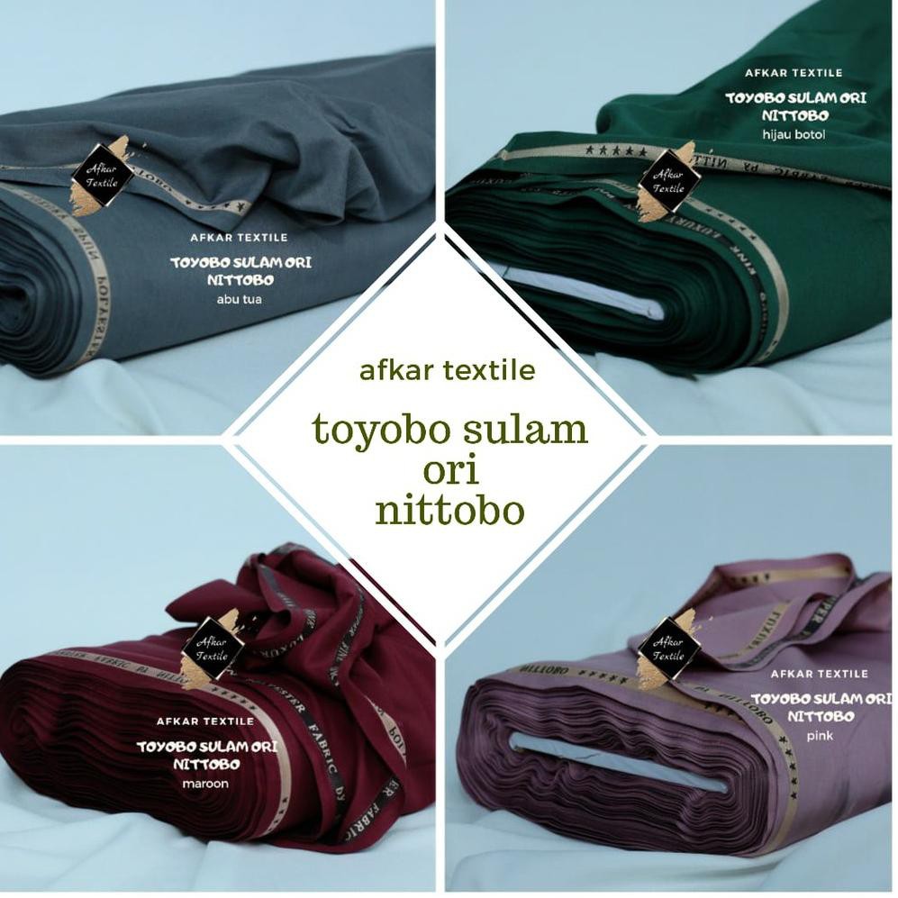 [GHC.18Ap21ᵂ] Kain Katun Toyobo Sulam [NITTOBO] Original Import Jepang Tidak Jual KW Garansi Kualita