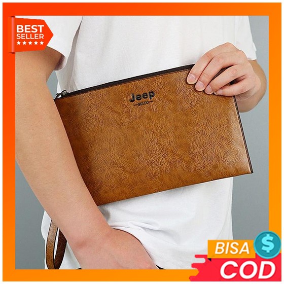 Terlaris Dompet Besar Pria Dan Wanita Kulit Asli Bae S1125 Clutch Bag Pesta Import Mewah Anti Air Ta